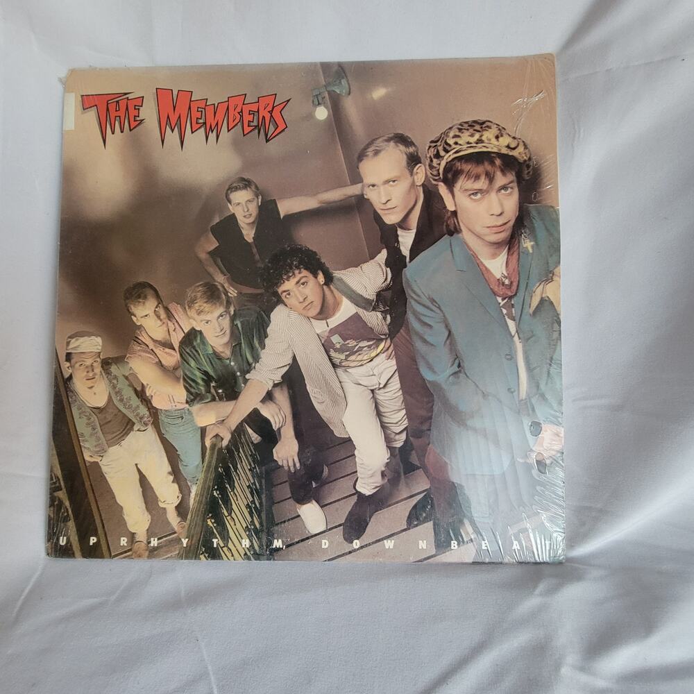 the Members LP  uprhythm downbeat  still sealed 1982